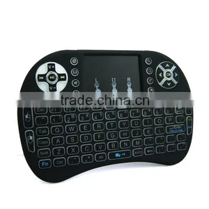 2.4g Air Mouse for Android tv Box, Back Light Wireless Air Mouse for M8s, Mini Wireless Keyboard Air Mouse Combo thumbnail-3
