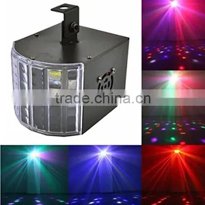 DJ Lights, DMX Sound Music Control 18W RGB LED Strobe Effect Stage Lighting for Club Disco Party Show (Black) thumbnail-2