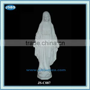 White Marble Virgin Mary thumbnail-1
