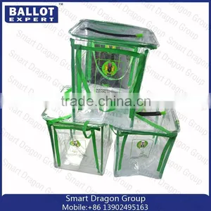 Green Color Foldable PVC Ballot Box for Election thumbnail-3