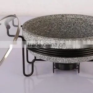 Granite Stone Steam Cooker Pot With Frame Health Food thumbnail-1