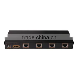 HDMI Amplifier 1x4 Splitter by Single CAT thumbnail-1