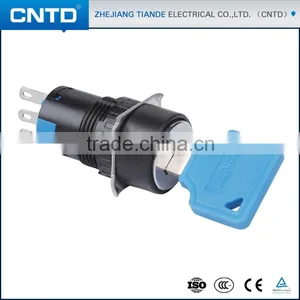 CNTD New China Products For Sale Push Button Switch Double Pole Round Key Knob thumbnail-1
