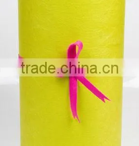 Bright Yellow Non Woven Fabric Material thumbnail-1
