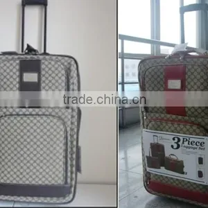 Stock Stocklot Overstock Closeout 3pcs Expandable Trolley Baggage Set thumbnail-1