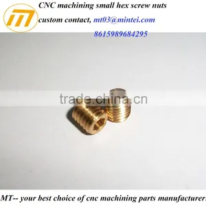 Brass Thread Hex Socket Plug Screws ,Brass Hollow Hex Screws thumbnail-1