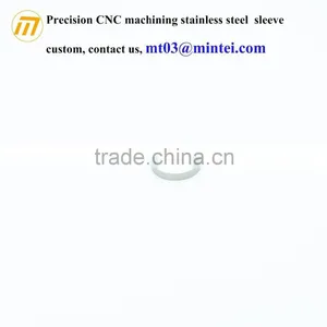 Custom Precision CNC Machining Short Stainless Steel Sleeve thumbnail-3