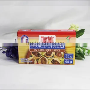 High Quality Canned Smoked Oysters With Soybean Oil thumbnail-1