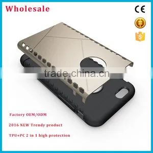 2016 Wholesale Prodcut Fashion 2 in 1 Shockproof Shield Cell Phone Case Mobile Phone Back Cover for IPhone 5 6 6s 6plus thumbnail-4