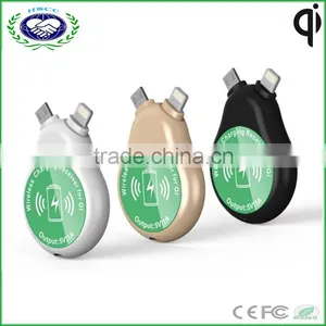 Office Portable Mini Wireless Charger for WPC Qi thumbnail-1