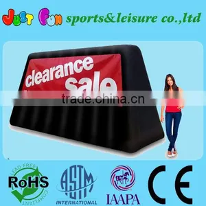 Best Advertising Product Logo Wedge Inflatable Billboard thumbnail-1