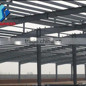 Stuctural Steel Beam Galvanized Coating Corrugated Sheets Light Steel Frame Structure thumbnail-1