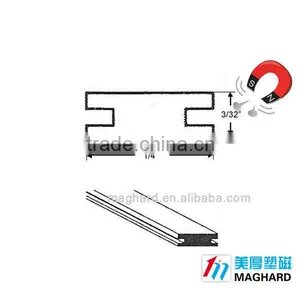 Flexible Magnetic Strip Insert Framed Swing Shower 84" thumbnail-1
