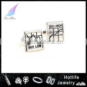 2015 New Design Charm Mens 316L Stainless Steel Replica Cufflinks thumbnail-1