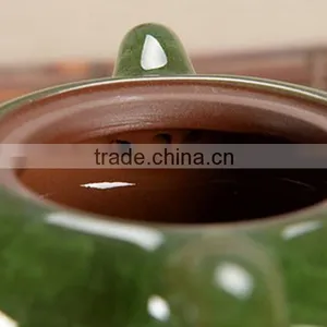 Special Design Ice Cracked Teapot Chinese Pottery Teaset 1teapot 6pcs Tea Cup Clay Teaware thumbnail-6
