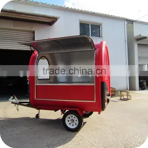 2014 Popular Using Mobile Fibreglass Chocolate Milkshake Bean Food Service Trailer Cart XR-FC220 B thumbnail-1