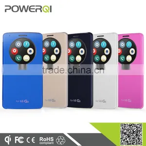 2016 New Design Wireless Phone Case Leather Phone Case qi Wireless Charger Receiver for LG G3 Stylus thumbnail-1