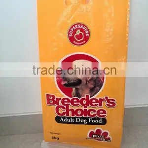 2015 Hot Sale Package for Dog Feed PP Woven Bag With Patch Handle thumbnail-2