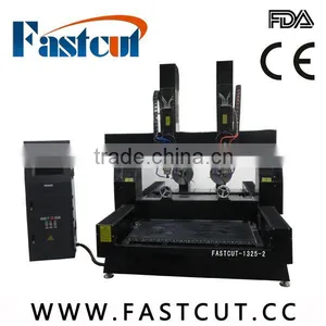 Efficient and Energy Saving CNC Four-dimensional Stereo Cylindrical Woodworking Engraving Machine Fastcut-1325-2 thumbnail-1