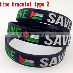 Competitive Price and Authentic Quality Palestine Silicon Bracelet Wrist Band ---- DH 17032 thumbnail-1