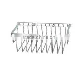 Chrome Color Brass Bathroom Basket LX-8051 thumbnail-1
