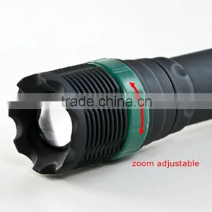 1W Powerful Led With 3AAA Batteries Zoom Flashlight thumbnail-2