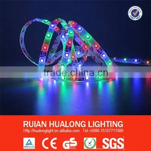 12V Jacked LED Tape Light RGB Waterfall Function With Remote and Controller thumbnail-1