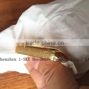 Wholesale For Apple Watch 24kt Real Gold Plating Housing,for Apple Watch Crystal Housing in Gold thumbnail-4
