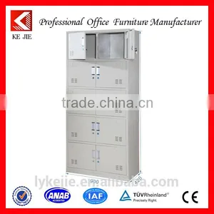 New Design Used Storage Cabinet Key Operated Locker Full Height Two Layer Steel Locker thumbnail-1