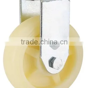 200mm Diameter Nylon Swivel Heavy Duty Hand Cart Wheels thumbnail-3