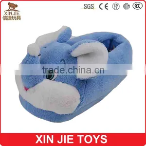Customize Plush Animal Slipper Good Quality Elephant Plush Slipper Wholesale Kids Winter Slipper thumbnail-2