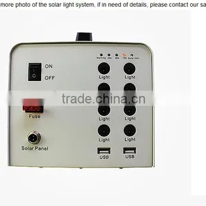 40W Home Solar Power Lighting System for Home Emergency Usage thumbnail-5