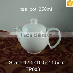 Unique Shape Small Size 350ml Bone Chine Tea Pot thumbnail-1