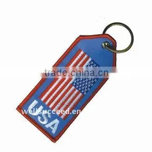 Polyester Embroidered Keychain,key Tag,key Strap thumbnail-1