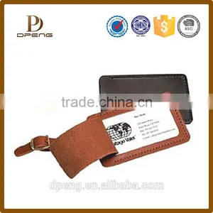 Made in China OEM Factory Genuine Leather Tag Baggage Tag thumbnail-4