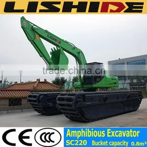 LISHIDE SC220SD.8 New Generation Cheap Amphibious Excavator for Sale thumbnail-1