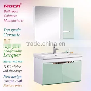 ROCH 8016 Top Grade Wood Manufacturing Modern Bathroom Cabinet thumbnail-1