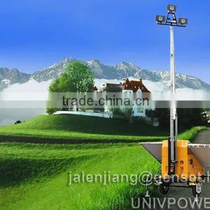 Green Energy Trailer Solar Light Tower thumbnail-1