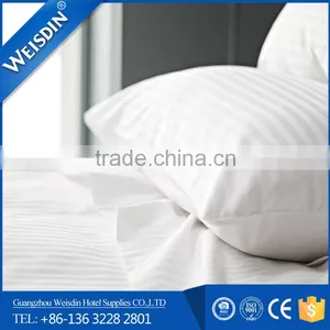 High Quality Blend Cotton and Polyester White 1cm Stripe Envelope Pillow Cover for Sale thumbnail-3