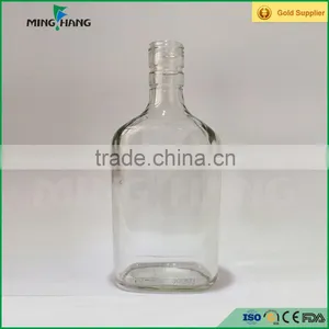 350ml Clear Empty Wine Glass Bottle With Aluminum Cap thumbnail-6