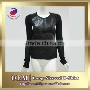 Hoody Jacket Women Long Sleeve Round Neck With Emb thumbnail-1