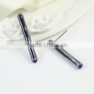 Kingman Black Long Doctor Who Big Fashion Earrings thumbnail-2