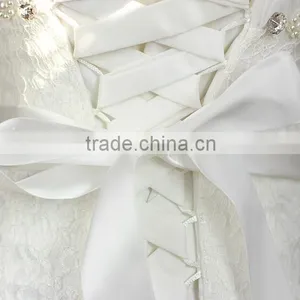Elegant Graceful Crystal Beaded Bridal Sash Belt for Wedding Dress thumbnail-6