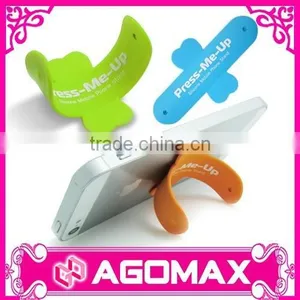 Customized OEM Telecom Gift Silicone Phone Stand for Samsung thumbnail-4