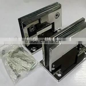 Full Cast Glass Shower Door Pivot Hinge Tempered Glass Shower Hinge thumbnail-1