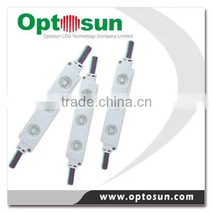 IP65 ce Rohs Smd dc Injection Plastic Waterproof Waterproof 3 Leds High Intensity Led Module thumbnail-1