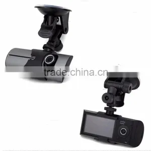 Car Inside and Outside Recording Dual Lens Car Dash Camera Vehicle Black Box Dvr Car Dvr Gps X3000 thumbnail-2