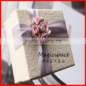 Luxury Elegant Folding Cardboard Hat Box Wholesale With Beautiful Ribbon thumbnail-1