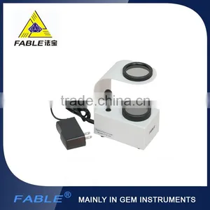 High Quality Black Aluminum Alloy Appearance Gem Polariscope With White LED Cold Sources for Checking Gem Axis thumbnail-1