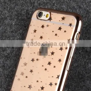 C&T High Impact Hybrid Ultra Slim Flower Pattern Electroplate Case Cover For IPhone 6 thumbnail-3